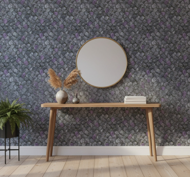 Stone effect wallpaper kawaii style irregular stones - TenStickers