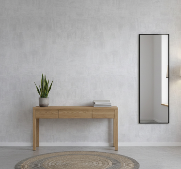 Stone effect wallpaper light gray concrete - TenStickers