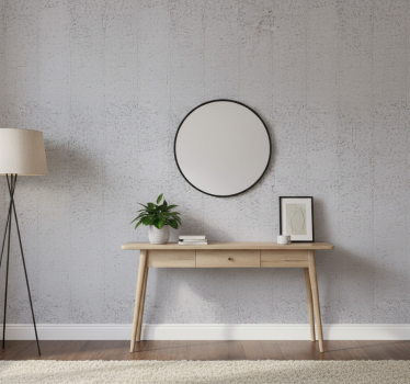 Stone effect wallpaper textured grey concrete - TenStickers