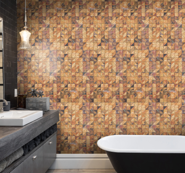 Wallpaper with vintage stones - TenStickers