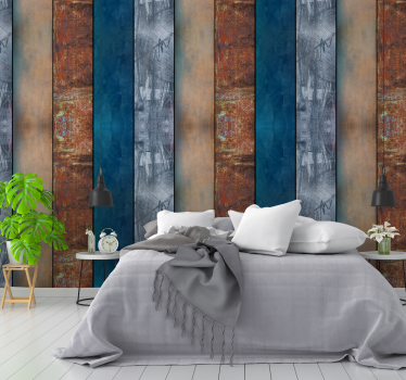 Winter Landscape Textured Wallpaper - TenStickers