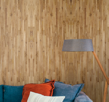 Wood effect wallpaper natural texture imitation - TenStickers