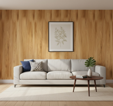 Wood effect wallpaper realistic backdrop - TenStickers
