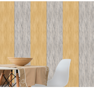 Wooden Stripe Pattern wood effect wallpaper - TenStickers